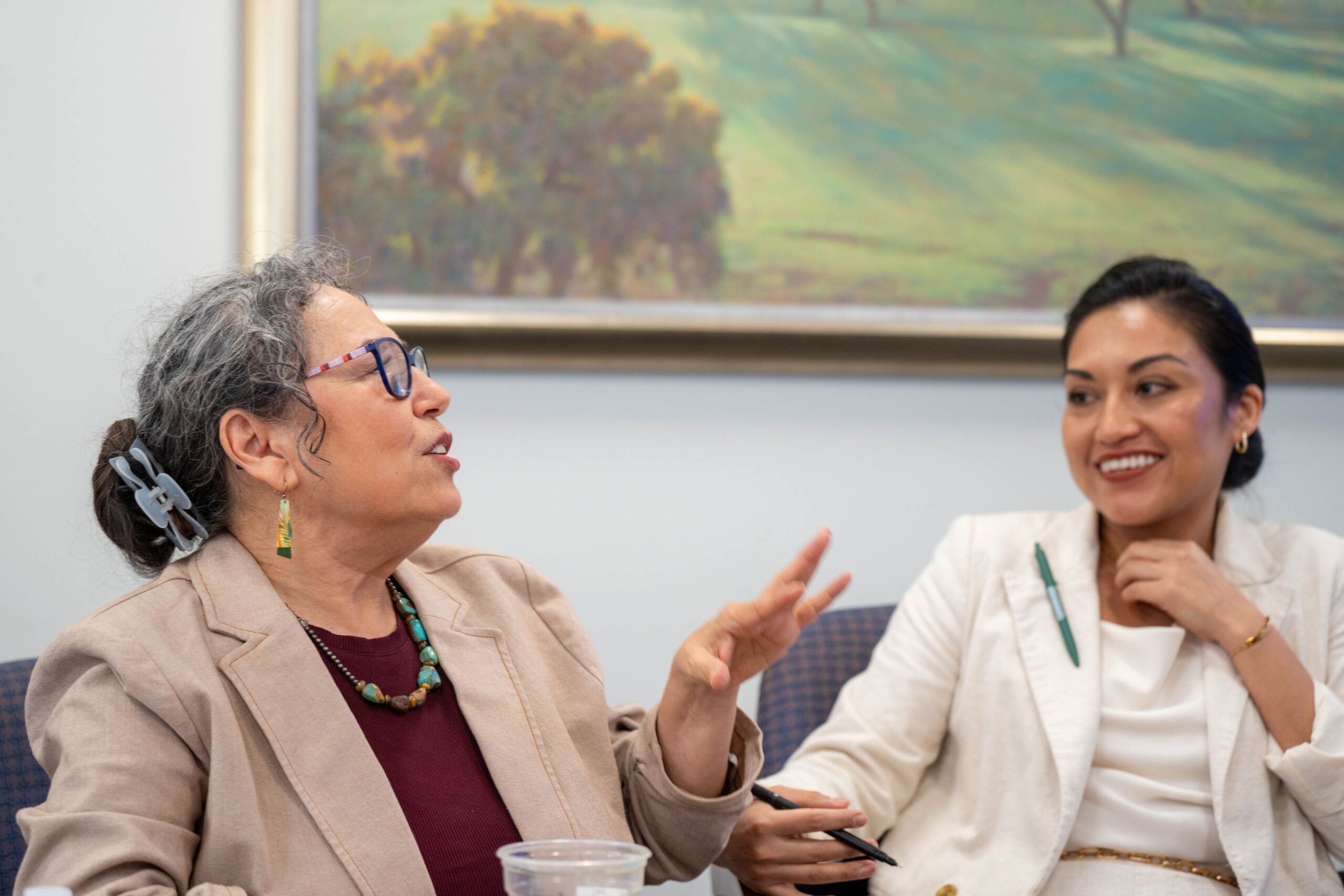 attendees at tea with ie featuring elizabeth gonzalez and sylvia hurtado (march 17, 2026)
